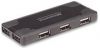 MANHATTAN HUB USB 2.0 7 PORTS, BUS POWER, BLACK, 161169 