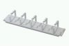 DIGITUS 19"  2U cable management panel, 5x rings, Color grey RAL 7035, DN-19 ORG-2U 