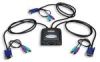 INTELLINET Mini KVM Switch, 4 Port PS/2, 502528 