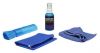 MANHATTAN LCD Mini Cleaning Kit, Alcohol-free, Includes Cleaning Solution, Brush, Microfiber Cloth and Carrying Bag, 60ml, 421010 