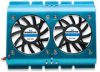 MANHATTAN Hard Drive Cooler, Hard Drive Mount, Dual 60 mm Fans, Aluminum, 210799 