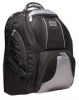 MANHATTAN Innsbruck Notebook Computer Backpack, Up To 15.6, Black/Silver, 438797 