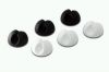 DIGITUS Cable holder set, self- adhesive, Plastic, D. 30mm, high: 20mm, 6 Pcs/set, black + white, DB-770917-000-M 