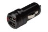 DIGITUS USB Car cigarette adapter slim type, 2x USB 2.0, Output 5V/2A, DA-11005 
