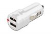 DIGITUS USB Car cigarette adapter slim type, 2x USB 2.0, Output 5V/2A, DA-11007 