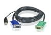 ATEN KVM cable kit, USB+VGA cable, 5.0m,  2L-5205U 