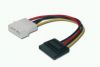 ASSMANN Internal power supply cable, 0.15m, IDE (molex) - SATA 15pin connector, AK-SATA-PC 015, AK-430300-002-M 