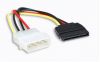 MANHATTAN Serial ATA power cable 4pin/16pin 0.16m, 342766 