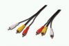 ASSMANN RCA connection cable, 3x RCA AV, 5.0m, AK-101030 