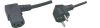 MANHATTAN, Power cable, computer - wall socket, Schuko - C13, 90 degree angle, Black, 2m, 314718 