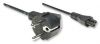 MANHATTAN, Power cable, Schuko - C5, for IBM, Compaq notebooks, 1.8m, 371131 