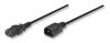 MANHATTAN Power extension cable C14 - C13 (computer - monitor/UPS), 1.8m, ICOC 03-NC-B 301152 