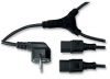 MANHATTAN Y-Power cable, Schuko - 2x C13, wall socket - 2 x devices C13, 2.0m, 157605, ICOC 01-NC-Y 
