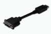 ASSMANN DisplayPort adapter cable, DP - DVI (24+5), M/F, 0.15m, w/interlock, DP 1.2 compatible, AK-340401-001-S 