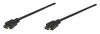 MANHATTAN HDMI Cable, 1.8m, HDMI 1.3 Male to HDMI 1.3 Male, Shielded, Black, 306119 