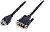 MANHATTAN HDMI Male to DVI-D 24+1 Male, Dual Link, Black, 1.8m 372503 