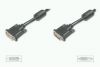 ASSMANN DVI-D extension cable, DVI(24+1), 2x ferrite, M/F, 7.5m, DVI-D DUAL link, AK-110005 