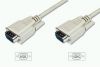 ASSMANN VGA Monitor connection cable, HD15, M/F, 3.0m, 3Coax/4C grey, AK-310101-030-E 