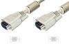 ASSMANN VGA Monitor connection cable, HD15, M/M, 20.0m, 3Coax/7C, 2xferrite grey, AK-310103-200-E 
