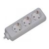 Extension cord XMD03K/3 3 sockets, 3.0m. With grounded connection and safety switch, Schuko - C13 