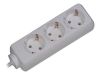 Extension cord XM-D03-3 3 sockets, 3.0 m. with grounded connection, Schuko - C13 