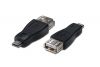 ASSMANN USB adapter, type micro B - A, M/F, USB 2.0 conform, AK-300507-000-S, 4016032283546 
