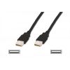 ASSMANN USB connection cable, type A, M/M, 1.8m, USB 2.0 compatible, AK-300100-018-S 