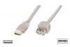 ASSMANN USB 2.0 extension cable 1.8m, A/M - A/F, AK-300200-018-E 