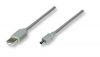 MANHATTAN USB 2.0 cable A to mini USB B 4/M "Mitsumi", 1.8m, 332804 