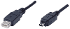 MANHATTAN, IEEE 1394 Cable 1,8m. Fire Wire 6/4 P/P, ICOC 1394 6M4M-018, 323819 