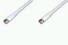 ASSMANN Sat Antenna Cable, F/M to F/M, Straight, double shielded, Braiding 96x0.12, 90DB Length 2.0M, white, AK-SAT-002-S 